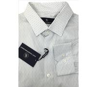 Camicia A Maniche Lunghe A Righe In Cotone Hart Schaffner Marx Da Uomo $98,50