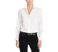 Camicia a maniche lunghe Bianco XL Tinta unita