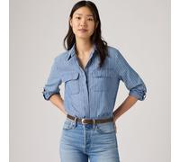 Levi´s ® Elaine Utility Short Sleeve Shirt Blu XS Donna
