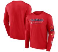 Camicia a maniche lunghe MLB St. Louis Cardinals Fundamental Biblend Strike m...