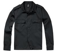 Camicia A Maniche Lunghe Nera Army Security Freizeithemd Shirt Taglia S-5XL