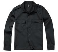 Camicia A Maniche Lunghe Nera Army Security Freizeithemd Shirt Taglia S-5XL
