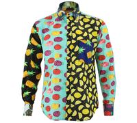 Camicia A Maniche Lunghe Regular Fit Loud Originals Frutta Mista Casual Uomo