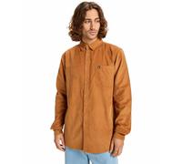 Camicia a maniche lunghe smoke trail cord Marrone XS Fantasia