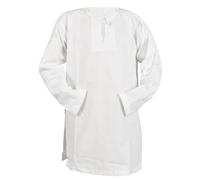 Camicia a maniche lunghe, stile medievale, con stampa primaverile
