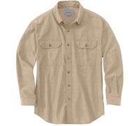Camicia a maniche lunghe Uomo Carhartt - 104368 colore DARK TAN CHAMBRAY 256