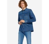 Camicia a maniche lunghe Wrangler icons 27mw Bleu M