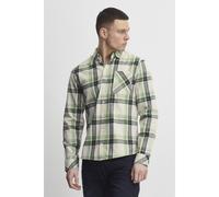Camicia a quadri a maniche lunghe con taschino Blend Bleu M