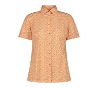CMP - Camicia Fantasia Check Maniche Corte da Donna, Salmone-Tangeri, M