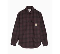 Carhartt WIP L/S Edmands Shirt men Longsleeves brown in taglia:L