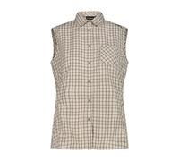 Camicia a quadri senza maniche donna CMP Blanc 2XS