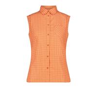 Camicia a quadri senza maniche donna CMP Orange 2XS