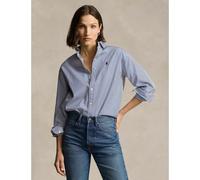 Camicia a righe a maniche lunghe Blu S A righe