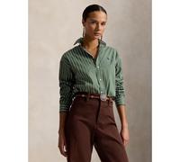 Camicia a righe a maniche lunghe Verde S A righe