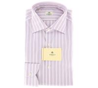 Camicia A Righe Rosa Luigi Borrelli - Extra Slim - 15.75/40 - (EV1814RIO)