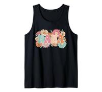 Camicia a scacchi Nana Fiori Pastello Grafica Nonna Canotta