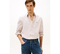 Camicia a taglio standard con bottoni Beige M Tinta unita