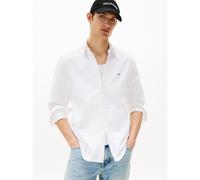 Tommy Hilfiger - Camicia Oxford da uomo a maniche lunghe, White, L