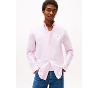 Tommy Hilfiger Solid Heritage Oxford RF Shirt Mw0mw35774 Camicia L/S, Pink (Rose Petal), S Uomo
