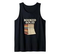 Camicia a Tinta Unita Booked per Amanti del Libro e Lettori accaniti Canotta