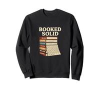 Camicia a Tinta Unita Booked per Amanti del Libro e Lettori accaniti Felpa