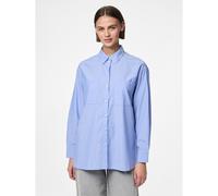 Camicia ampia a righe sottili Blu XS A righe