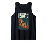 Camicia Ancestral Echo Colo Mesa Verde Cliff Dwellings Sky Canotta