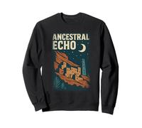 Camicia Ancestral Echo Colo Mesa Verde Cliff Dwellings Sky Felpa