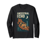 Camicia Ancestral Echo Colo Mesa Verde Cliff Dwellings Sky Maglia a Manica