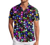 Camicia Anni 70 Uomo Camicia Hippie Uomo Bianca Slim Fit Hawaiana Oktoberfest Rosa Button Down Nera A Quadri No Stiro Manica Lunga Camicie Cotone Maglia Rossa Lavoro Estiva 5Xl Invernale Camice