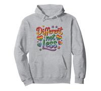 Camicia Arcobaleno per la consapevolezza dell'autismo Diverso Non Meno Felpa con Cappuccio