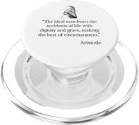 Camicia Aristotele su L'uomo ideale Filosofia di Aristotele PopSockets PopGrip per MagSafe
