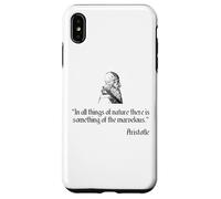 Camicia Aristotele su Marvelous Nature Aristotele Filosofia Custodia per iPhone XS Max