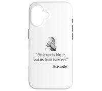 Camicia Aristotele su Pazienza Filosofia Aristotele Custodia per iPhone 16