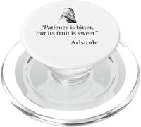 Camicia Aristotele su Pazienza Filosofia Aristotele PopSockets PopGrip per MagSafe