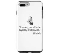 Camicia Aristotele sulla filosofia di Aristotele Conoscere se stessi Custodia per iPhone 7 Plus/8 Plus