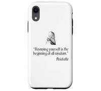 Camicia Aristotele sulla filosofia di Aristotele Conoscere se stessi Custodia per iPhone XR