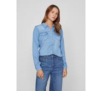Camicia attillata, maniche lunghe Blu S Tinta unita
