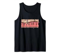 Camicia Autism Powered F-ck Machine Funny Autism Quote Rizz'em Canotta