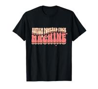 Camicia Autism Powered F-ck Machine Funny Autism Quote Rizz'em Maglietta