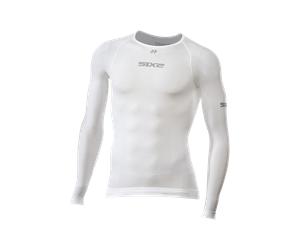 Camicia baselayer a maniche lunghe SIXS TS2L BT Bianco CarbonioXL/XXL Bianco Carbonio