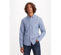Camicia Battery Housemark slim Blu / Navy Peony levi > clothing > men > shirts