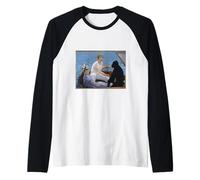 Camicia Bigfoot Manet's Boating Painting e Bigfoot Funny Maglia con Maniche Raglan