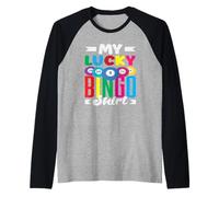 Camicia Bingo My Lucky Bingo Style Player Maglia con Maniche Raglan