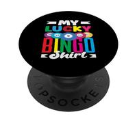 Camicia Bingo My Lucky Bingo Style Player PopSockets PopGrip Adesivo