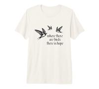 Camicia Bird Nature Dove Ci Sono Uccelli c'è Speranza Maglietta Premium