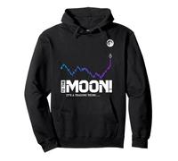 Camicia Bitcoin per la Luna, BTC, Trading di criptovalute Felpa con Cappuccio