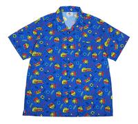 Camicia blu a maniche corte Universal Studio Japan Minions Minion con stampa ...