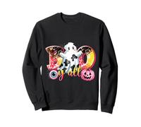 Camicia Boujee Ghost I Put The Boo in Boujee Plaid Bow Felpa