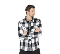 Camicia Brandit Check Bianco/NeroL Bianco,Nero